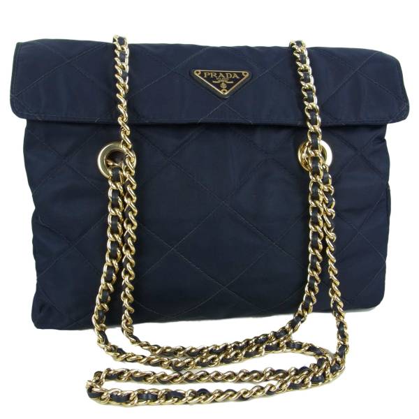 定10万上→7999円 正規 プラダ PRADA チェーン ショルダーバッグ