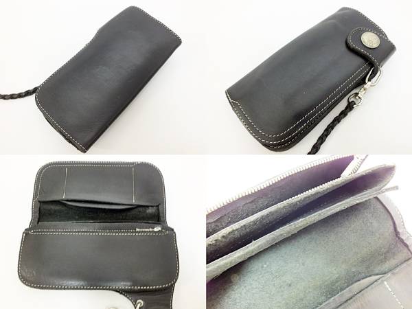 REDMOON ロングウォレット MID チェーンウォレット ZIP ☆RED MOON
