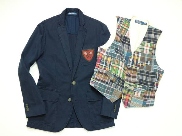 Polo Ralph Lauren 黒のエンブレム刺繍ブレザー （新品） 新品】ポロラルフローレン シャツ 刺繍・ワッペン｜Yahoo!フリマ（旧