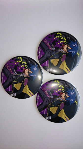 デジモンアドベンチャー triドでか缶バッジ一乗寺賢???3個セット