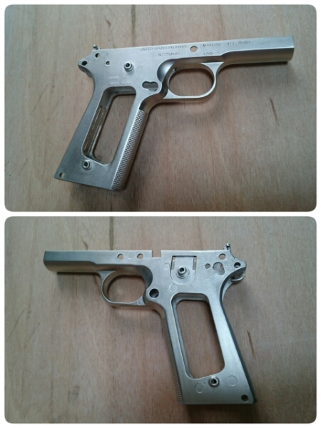 マルイ M1911ガバメントシリーズ用 ARMY社メタルフレーム 送料込