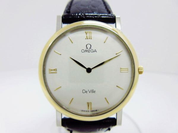 オメガ デビル OMEGA Yahoo!オークション メンズ クォーツ コンビ De 