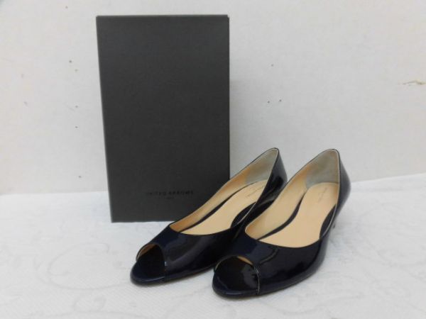 (49587)UNITED ARROWS パンプス エナメルオープント 38 未使用