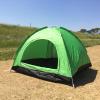 テント　グリーン　3～4人用　ワンタッチで設置　持ち運び簡単