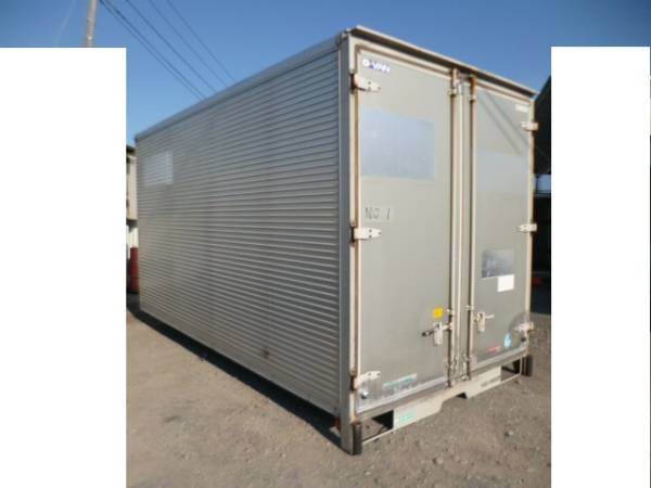 コンテナ　倉庫 物置 2トンワイドロング アルミの箱№１