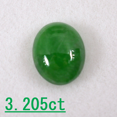 ◆1円～/宝石物語/上質 大粒ロウカン質 天然翡翠 3.205ct 日ソ