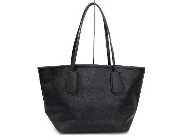 未使用品 コーチ トートバッグ ハンド ショルダー レザー 黒 COACH 
