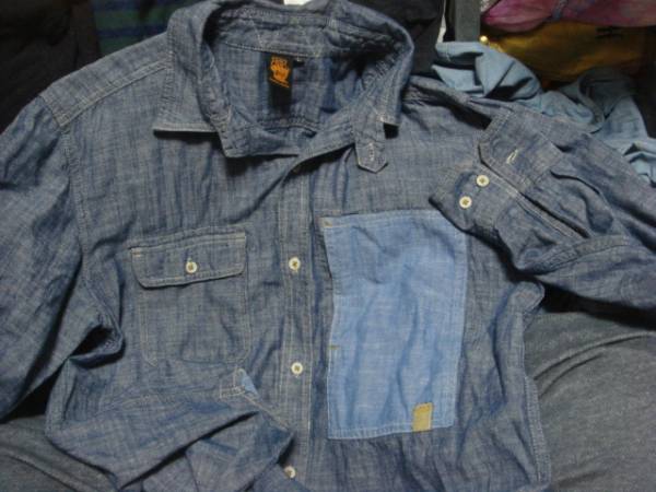 グリップスワニーgrip swannyガチャポケ マチシャンブレーシャツ