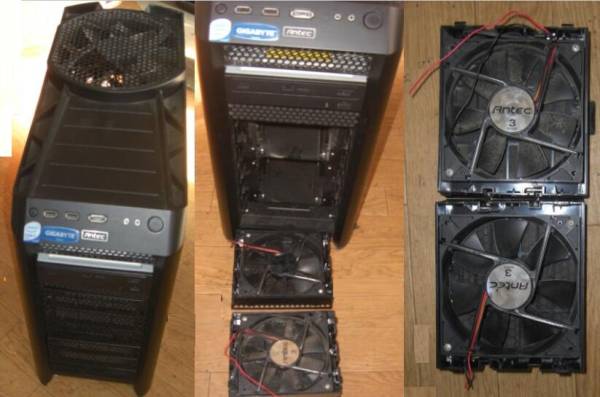 GIGABYTE GA-EP45-UD3R 付き自作パソコン　部品取り　　(Zy27)