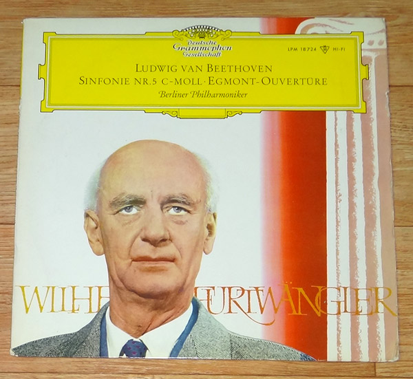 極美! 独DGG LPM ベートーヴェン:運命 フルトヴェングラー