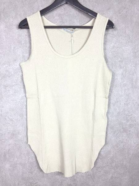 AG by EXPERIMENT 15SS ラウンドカット タンクトップ 2 ベージュ