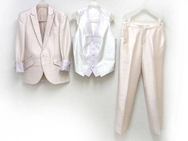 Avicaワタベウェディング14万●タキシードL新郎スーツ美品ベスト