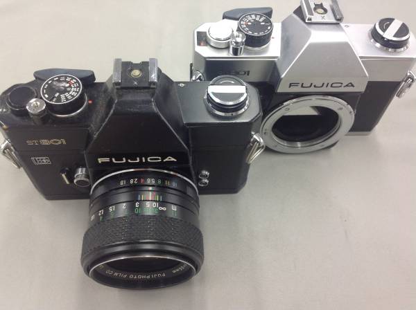 ●Fujica ST801 ブラック&シルバーボディーセット 1.8/55mm●