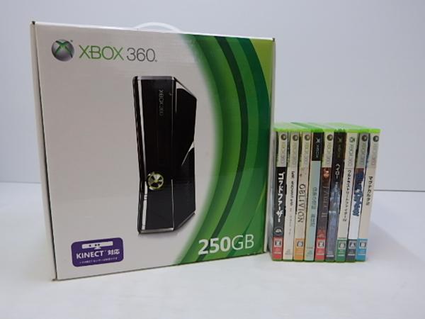 S ★ XBOX 360 250GB MicroSoft マイクロソフト ソフト付 ★