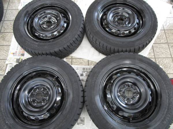トヨタ純正15×6J・スタットレス195/65R15横浜iceGUARDiG20製造