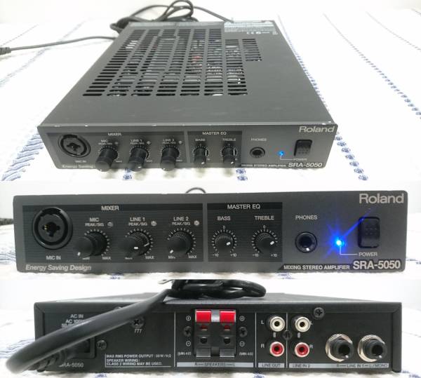 Roland ローランド SRA-50パワーアンプ J-385 Roland ローランド SRA