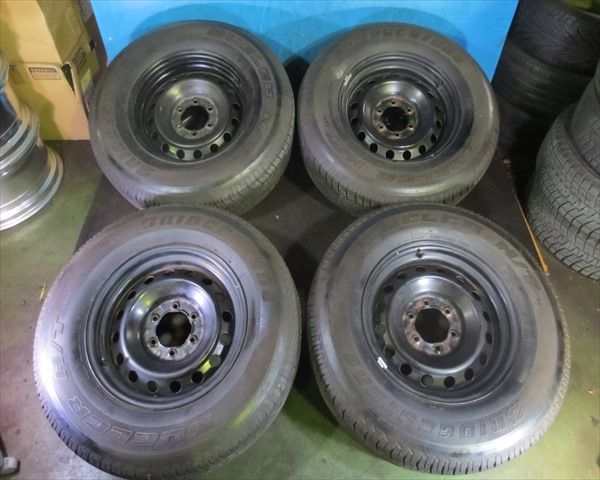 FJクルーザー 265/70R17 夏 スチールホイール付 溝あり中古 6985