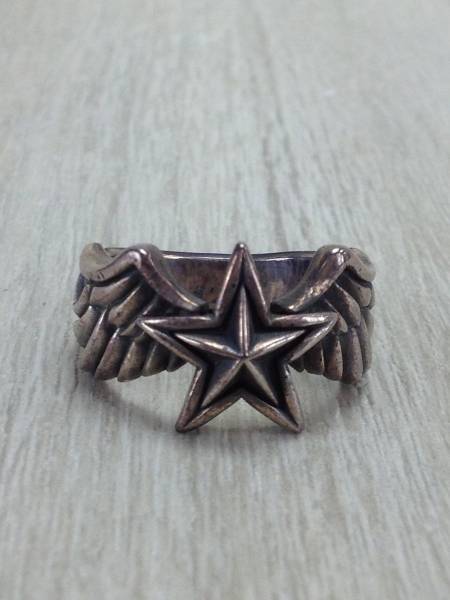 VANSON◆フライングスター/リング/SV925/SLV/19号