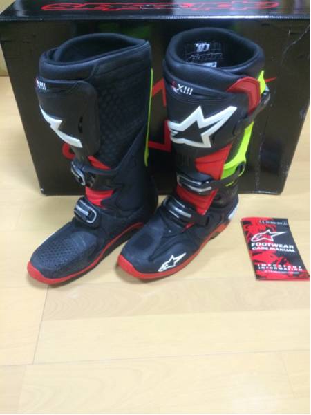 美品 alpinestars TECH10 モトクロス ブーツ アルパインスター