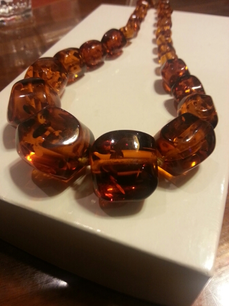 【最高級】琥珀ネックレス