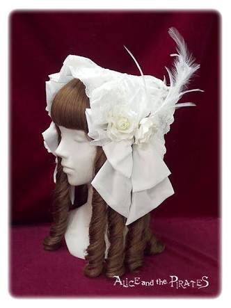 ALICE and the PIRATES Swan’s feather ヘッドドレス 白