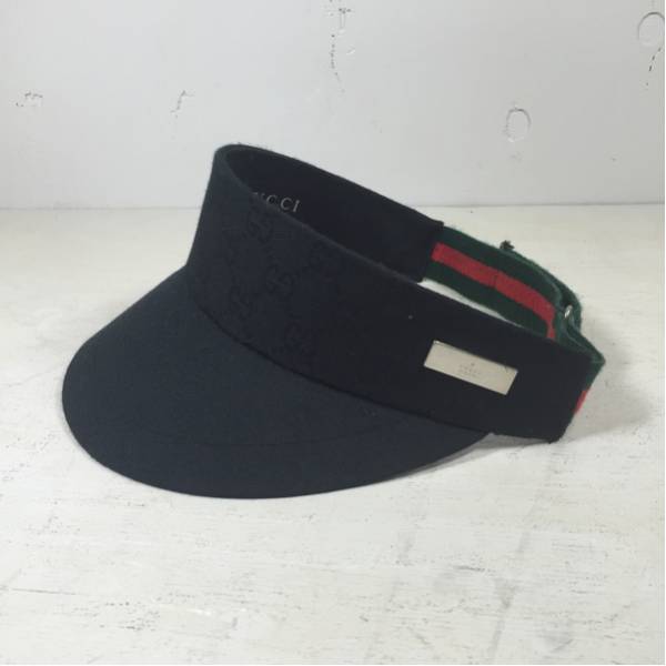 GUCCI サンバイザー used品 GUCCI グッチ 139284 GGキャンバス