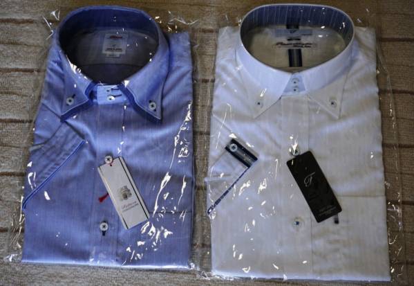 Fattura 半袖ワイシャツB/D 綿100% 日本製 サイズS セット2点