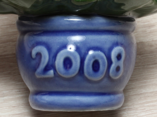 コペンハーゲン クリスマスツリー フィギュリン 2008年 陶磁器