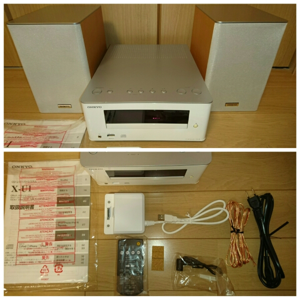 オンキョー ONKYO X-U1(W) コンポ CD メーカー保証付 コンポ | ONKYO