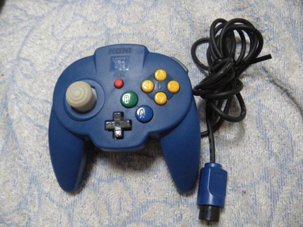 N64 ホリパッド ミニ コントローラー 青