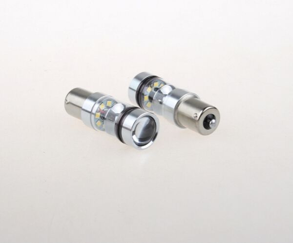 LED バルブ S25s BA15s 1156 SHARP 360度発光 100W 白 2個