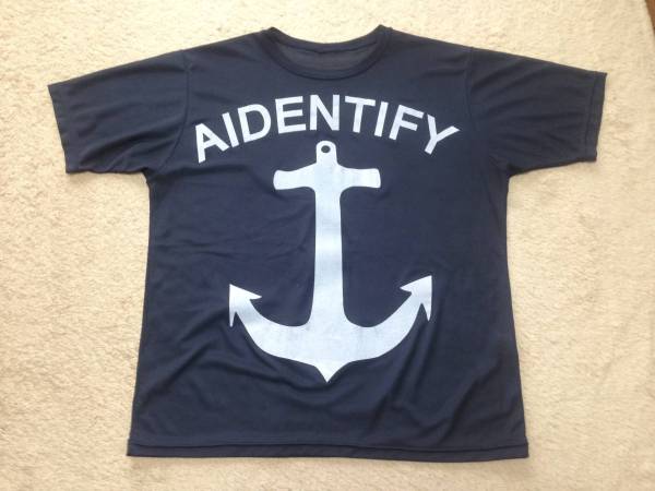 アイデンティファイ ラッシュガード Tシャツ アンカーネイビー