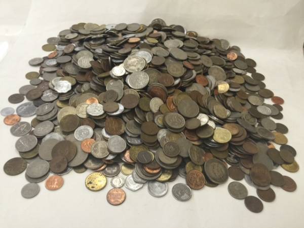 外国銭 外貨 おまとめ/まとめて 無選別/色々 大量 約10㎏！