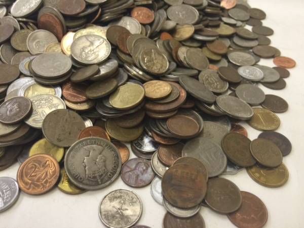 外国銭 外貨 おまとめ/まとめて 無選別/色々 大量 約10㎏！