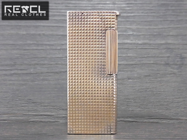 dunhill/ダンヒル ビンテージ 925銀無垢 金張り ガスライター