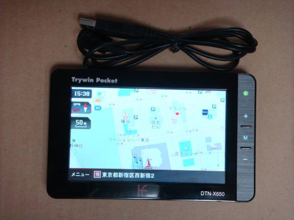 【新品未使用♪】TRYWIN POCKET カーナビ(^O^) Trywin Pocket☆DTN-X650☆ワンセグ内蔵ナビ(トライウイン)｜売買され