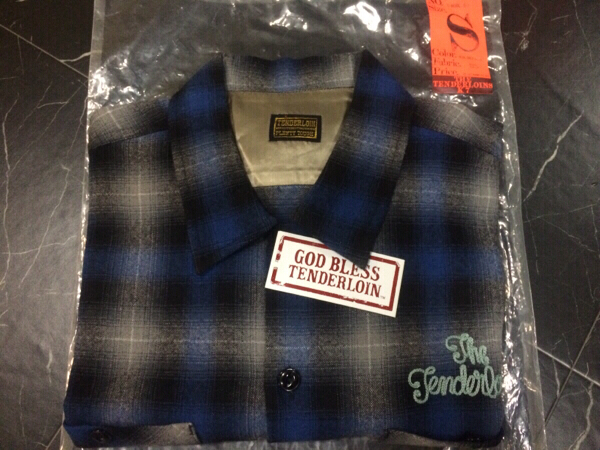 キムタク着私物さんタクTENDERLOINウールチェックシャツ希少S