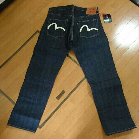 メルカリ - 白カモメ エヴィス EVISU 32×35 ジーンズ 0 白カモメ2 濃紺 