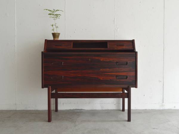 デンマークArne Wahl Iversenローズウッドビューローデスク北欧