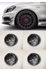 ベンツ ホイール キャップ W176W166W220W204W205AMG 黒 立体