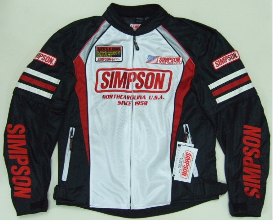 ☆【SIMPSON/シンプソン】メッシュジャケット■SJ-5117■WH■L