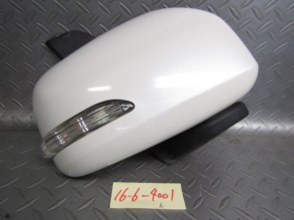 純正 L375S タント ウインカー付 ドアミラー 右 パールホワイト