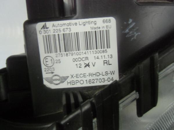 ☆即決☆BMW/ミニクーパー/クーパーS/R56/MF/純正品/左HID