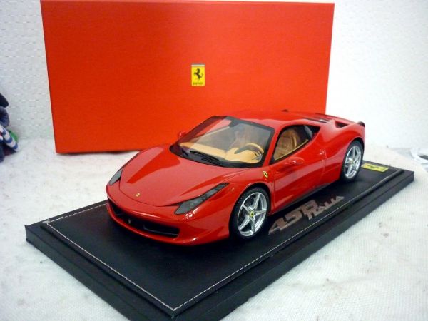 BBR フェラーリ 458 イタリア 1/18 ミニカー 赤 Ferrari