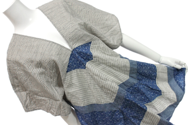 ★超美★KAPITAL◆IDGリネン マリンオプティック チュニック 1/S