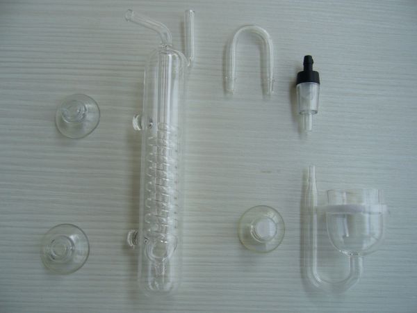 ★☆水草水槽用　ガラス製ＣＯ２添加セット　拡散器３０φ☆★