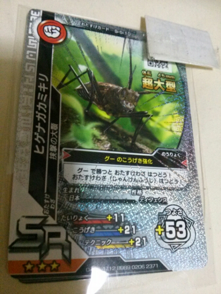 ムシキング 2016 3rd SR ヒゲナガカミキリ 超大型 +53 最大値