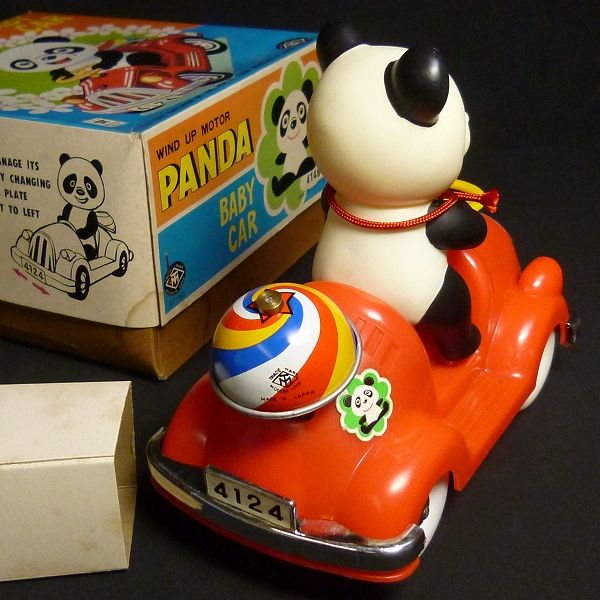 マスダヤ PANDA BABY CAR パンダソフビ 車玩具 昭和レトロ 日本製 昭和