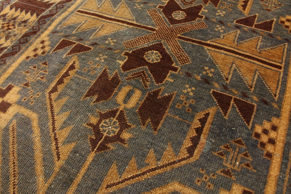 未使用タグ付き！高級 手織り ペルシャ絨毯 207×287cm 未使用タグ付き