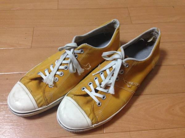希少 70s Converse コンバース ファーストブレイク カラシ